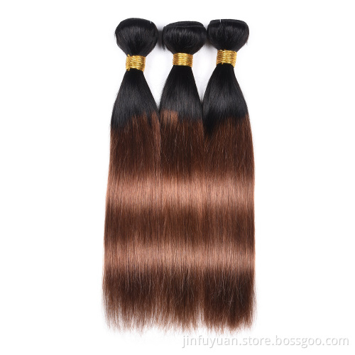 Most Popular Ombre hair 1b/brown Hair Weave Bundles,Cheap Human Hair Bundles